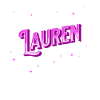 Lauren name personalized