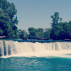 Manavgat Vandfald i Side / Tyrkiet