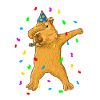 Dabbing Capybara Birthday