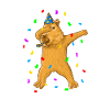 Dabbing Capybara Birthday