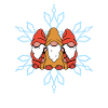 Three Elves Snowflake - Family Christmas
