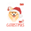 Pomeranian Merry Christmas