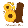 Sunflower Mother - Affenpinscher