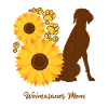 Sonnenblumenmutter - Weimaraner