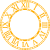 Clock Roman numerals