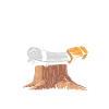 Bûcheron Bûcheron Tronçonneuse