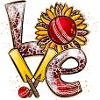 Love Cricket Player Cricketer