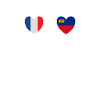 France and Liechtenstein flag flag