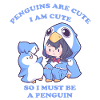Penguin Girl Penguins ovat söpöjä