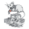 Mouse with gifts