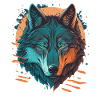 Amazing Design of a Wolf