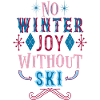 Winter Joy with Ski
