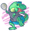 Padel Saurus Dinosaur T Rex Padelista