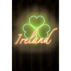 Irlande Shamrock Neon Design