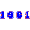 1961 Year Number