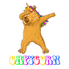 Capybara Einhorn Dabbing