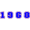 1968 Year Number