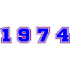 1974 Year Number