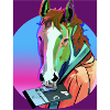 retro Pferd