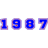 1987 Year Number