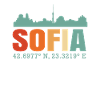 Skyline of Sofia Bulgaria