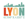 Lyon France Skyline