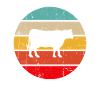 Cow Beef Retro