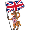 England Fan Horse