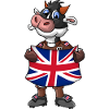 Éventail de vache anglais