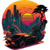 Cyber sunset