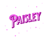 Nom Paisley personnalisé