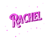 Rachel name personalized