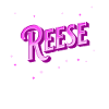 Reese name personalized