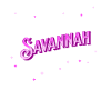Savannah name personalized