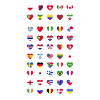 Bandiere di paesi diversi - bandiere del mondo
