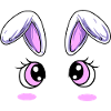 Cute Face Eyes Design