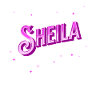 Sheila nom personnalisé