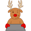 Reindeer Baker Pastry Christmas Baking Cookies
