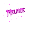 Melanie name personalized