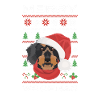 Wire-haired Dachshund Merry Christmas