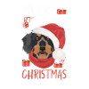 Wire-haired Dachshund Merry Christmas
