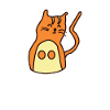 Cat hand-drawn