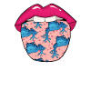 Poison frog lips