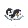 Sleeping Penguin I Nap Periodically