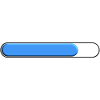 Average gauge Blue (three quarters)