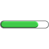 Average gauge Green (three quarters)