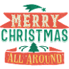 Merry Christmas - Retro lettering