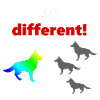 tolle Hundesprüche, Be Different