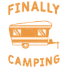 Pensioner caravan camping retirement