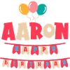 Aaron t-shirt anniversaire joyeux anniversaire